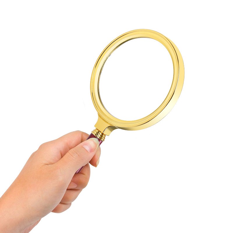 清漫高清高倍手持式光学放大镜10倍儿童学生便携放大镜20老人阅读