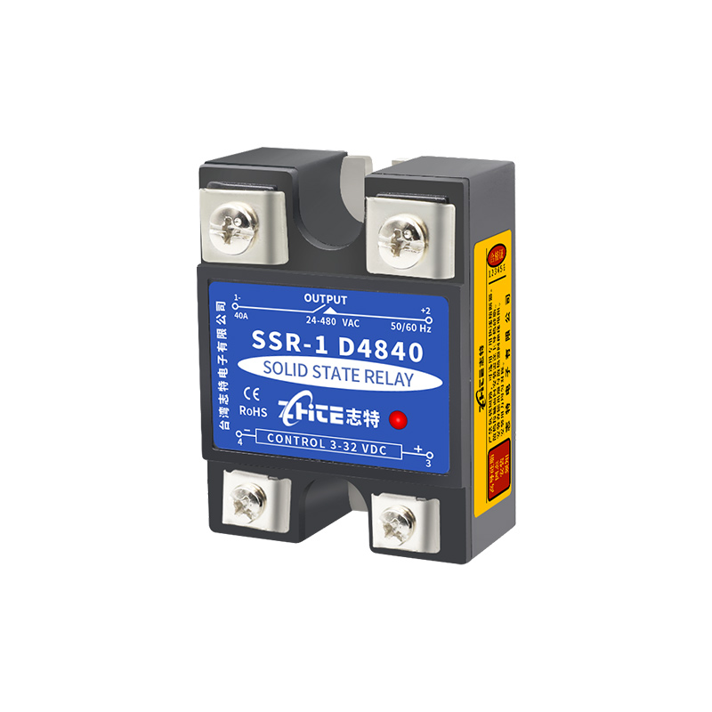 40A固态继电器220V交流小型12V24V100a直流控交流模块SSR-1D4840