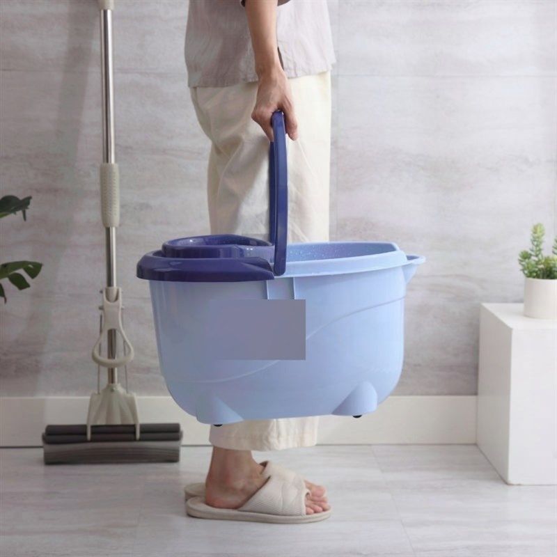 老式墩布桶家用手动挤水桶手压地拖桶拖地拖把桶塑料旋转拧水单桶,家庭/个人清洁工具,拖把桶,淘宝优惠券,粉丝福利购,淘宝优惠卷