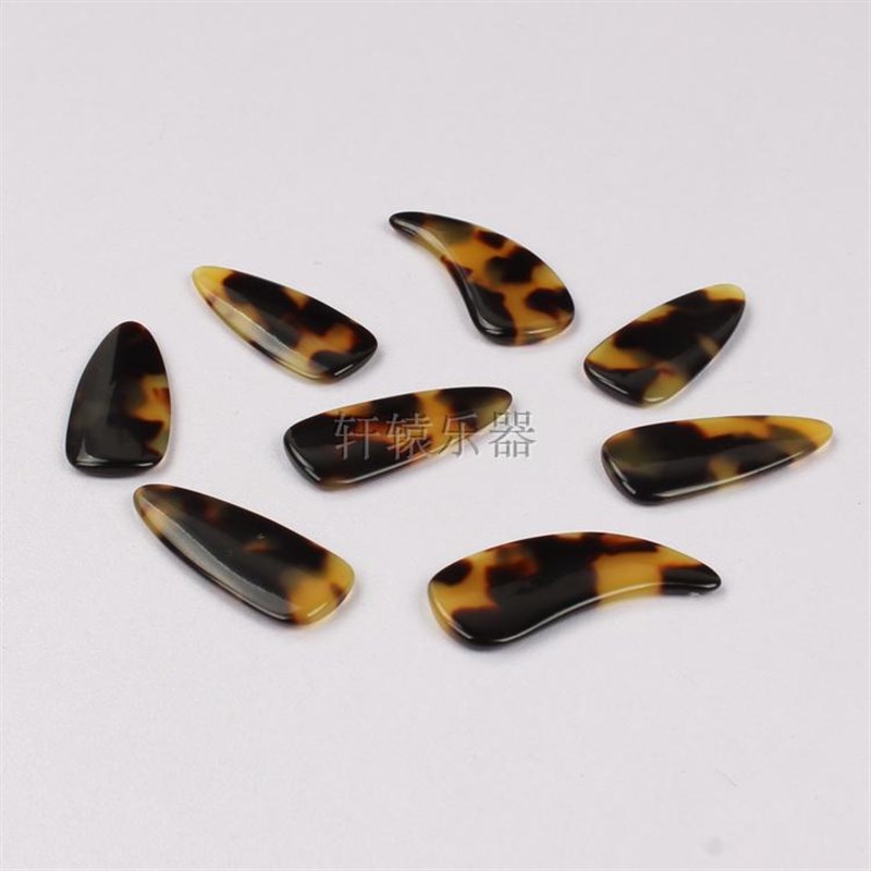 古筝指甲专业凹槽 儿童古筝成人指甲包邮 送古筝胶布指甲8只盒装