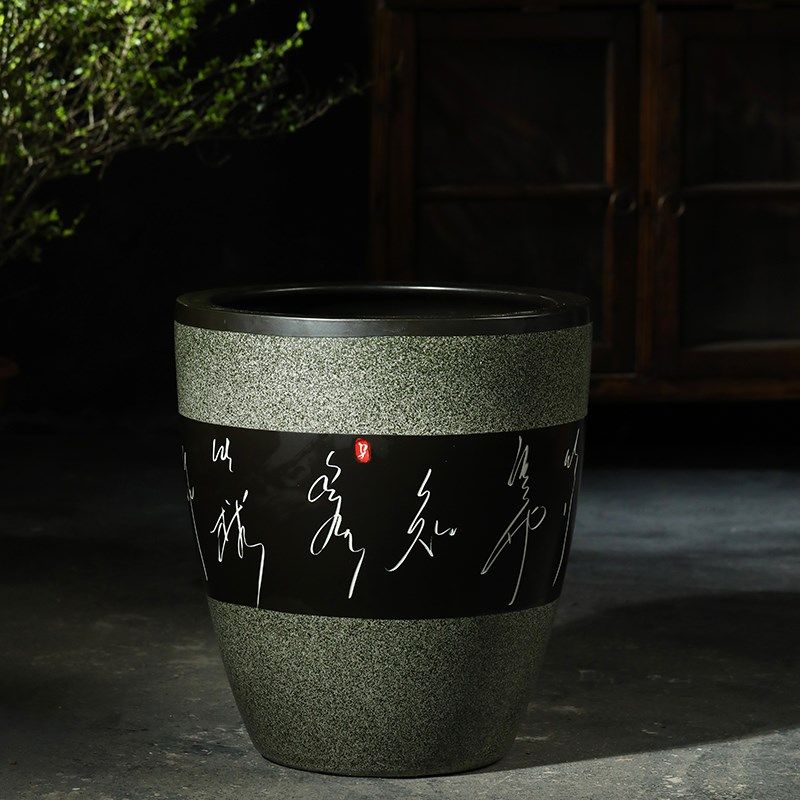 加高陶瓷古法金鱼缸养荷花睡莲盆水缸老式室外庭院客厅摆件书画缸,宠物/宠物食品及用品,底柜/落地缸,淘宝优惠券,粉丝福利购,淘宝优惠卷