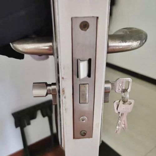 老款房门家用配件静音通用型大小50钥匙卧室室内锁芯锁体木门锁