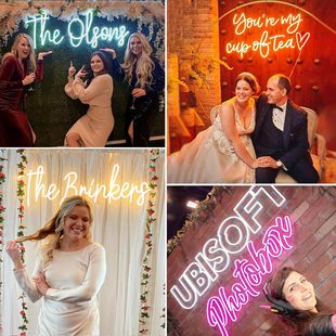 跨境led霓虹灯定制求婚灯牌diy字母灯婚礼布置道具氛围灯婚庆灯具