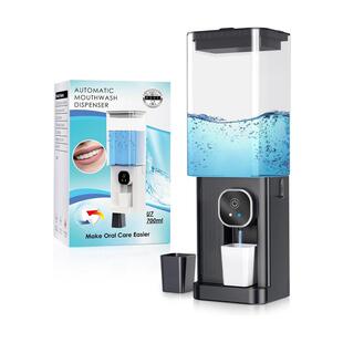 爆款智能自动感应漱口水机壁挂式漱口水分配机器USB充电款