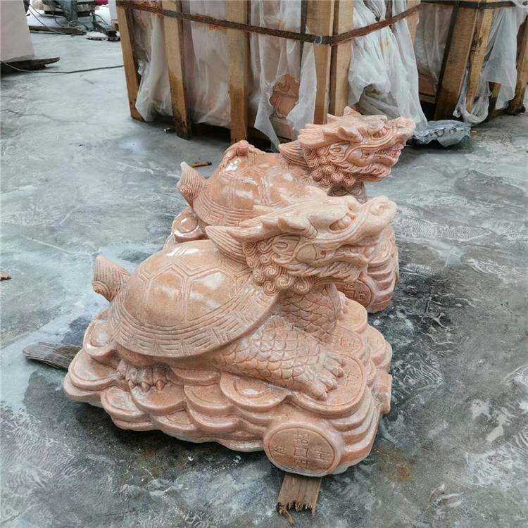 石龟摆件石雕青石龟石头龟龙头龟喷水石龟庭院户外