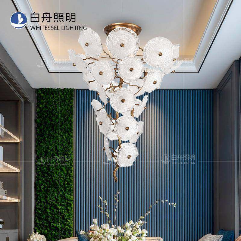 美式法式别墅客厅吊灯荷叶个性艺术吸顶全铜吊灯KTV样板房吊灯厂,农用物资,其他肥料,淘宝优惠券,粉丝福利购,淘宝优惠卷