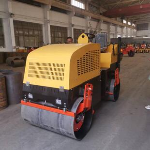 全液压座驾式振动压路机3吨单双钢轮震动柴油管道填埋轧道机重型