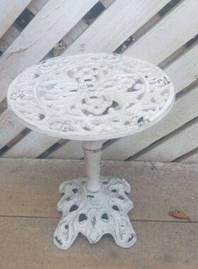 杂厂家直销铸铁高花甜托花园庭院花盆托架花架凳WHJ蛋糕品园艺货