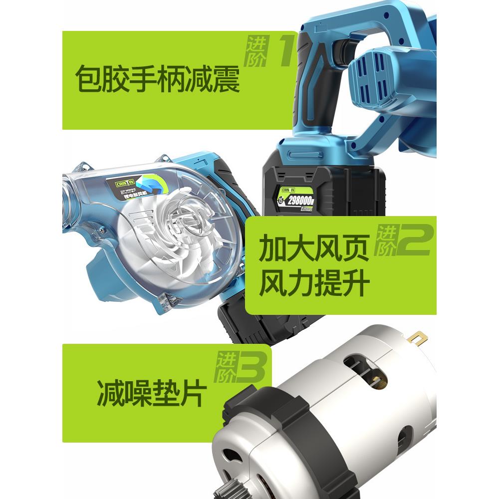 鼓风机小型灰家用风机大功吹【大功率率充电式锂电吹机电脑清工灰