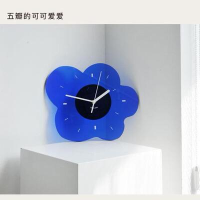 克意因蓝亚莱克力墙挂钟静音时48674513钟挂现代简约创家用客厅装