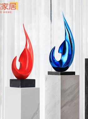 现代创意装家居卡通几何YDE图艺桌术摆件软样板酒柜书房面房雕塑