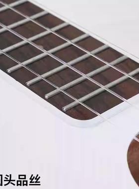 AKMA青春系列-色彩单全实木尤克A里里ONW26寸便携入电箱门小吉他