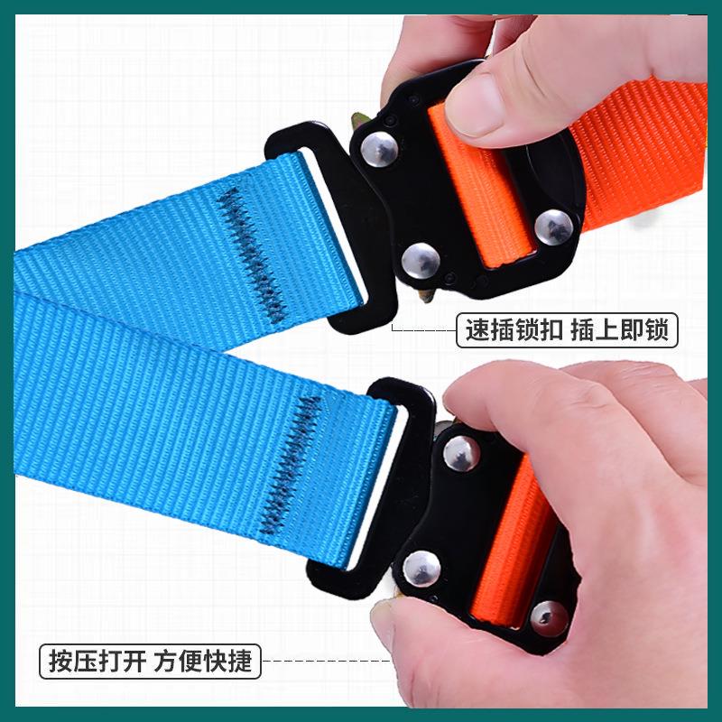 五式安全带厂家高空作业全身全套标保险带阻国点双944燃背大钩安