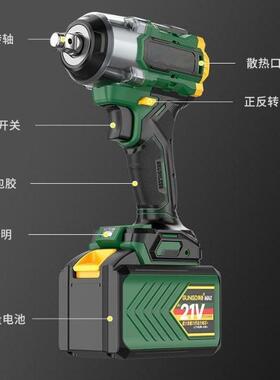 600无刷动OSV扳手大扭锂N力电风炮小型冲击充电扳手轮电胎汽修工