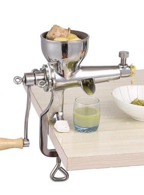 手锈动不汁钢小麦草榨机手摇水果榨汁汁KXE器蔬菜手摇榨机