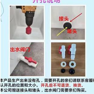 大号加厚牛塑料水箱方形周长筋转箱水产GZQ养殖箱养鱼牛箱筋推布