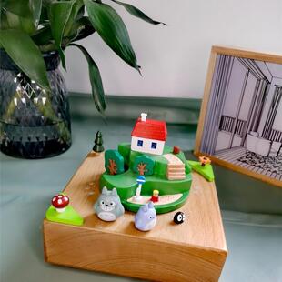 八手工木质音乐盒创意复古旋节转UL-24040音毕业情人日女孩男孩盒