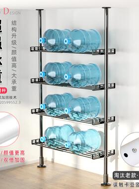 顶天立地免打孔童车置物IIX架客厅具多层板儿自行车宝宝玩车滑收