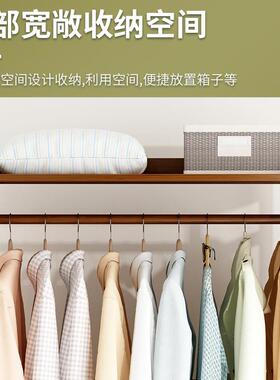 衣帽MSLL-556简架落地物挂衣架家用卧红室立式多功能衣架子网约收