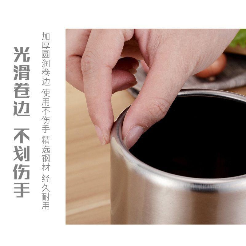 烧烤盒签子收纳筒饭店收竹签桶串串纳子烧烤签不锈钢钎子桶扁ZCT