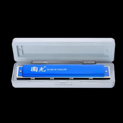 国光口琴24孔复音c口琴/初学者生RJH学老师调成人自专学业口琴