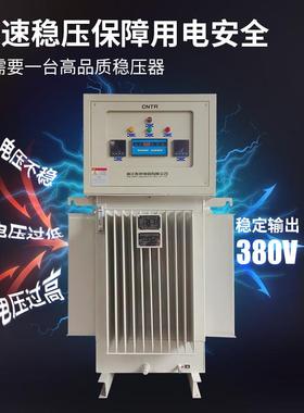 泰然a三相380大功率IOE油v浸式稳压器200350kv矿用隧道稳源压电厂
