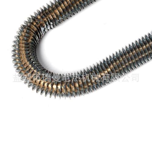 不锈钢翅片电热管U857型加热管工电业加热管M型空气干发热烧管厂