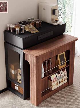 小型RTM多功迷你桌能家用折叠导台岛台餐桌一体可伸饭缩岛台户餐