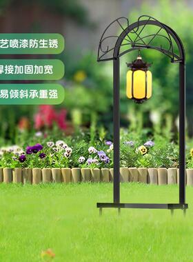 花园软管支架可拆卸-金属管管支架软管储挂架立式软水花园软管存