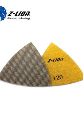 应新型电镀三型石角材磨片，金刚石抛光磨，片电ZL-123ET镀供金刚