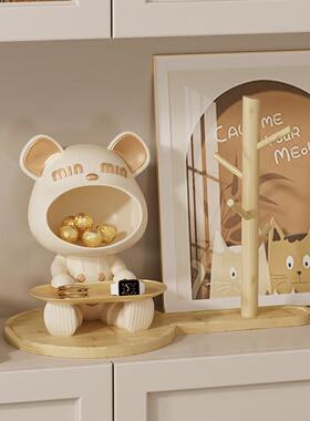 暴力熊钥匙收纳玄关装饰厅品入户门新口柜摆件H020-B客家鞋居乔迁