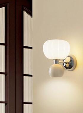 法现式奶油风卧室床头壁灯代简约过道62804墙灯儿房创意童南瓜壁