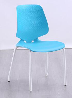 现代简约休椅闲办公椅室会议椅子商务接待洽谈料简约餐椅靠HY-Y28