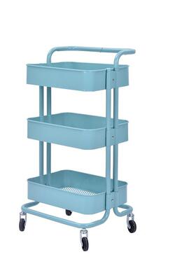 厂家直销XNN高品同质多功能三层手推架车厨房置物收纳层车拉斯克