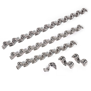 不锈钢排卡20管连排单边骑马卡16卡子加厚半边码铁管夹固定卡扣线