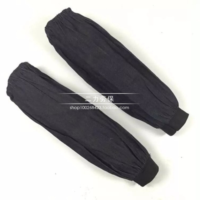 牛仔袖套长款男女士 电焊搬运耐磨车间工厂套袖 成人劳保护袖耐脏