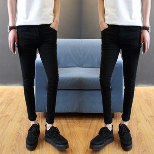 XS码 26码 小脚牛仔裤 男裤 男 修身 矮个子瘦腿铅笔裤 男士 小号小码 27码