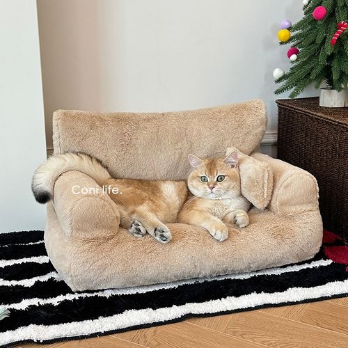 Coni life猫窝沙发宠物床冬天保暖毛绒猫咪小狗窝可拆洗四季通用