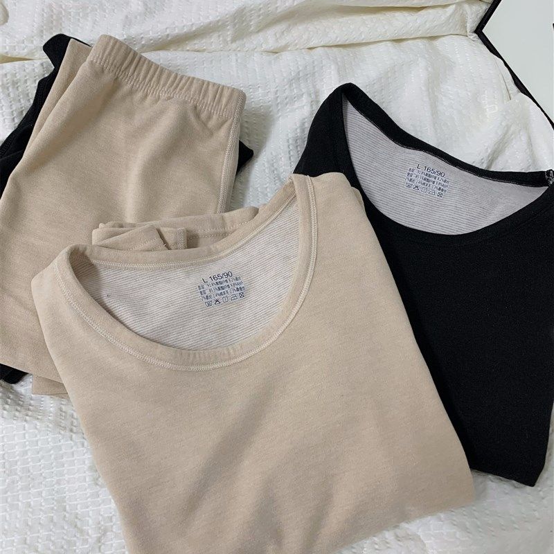 【泽衣壹品】 睡衣羊毛秋衣秋裤套装加绒加厚吸湿发热保暖内衣女,女士内衣/男士内衣/家居服,保暖套装,淘宝优惠券,粉丝福利购,淘宝优惠卷