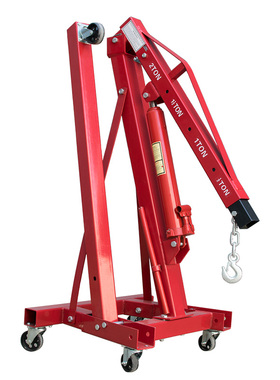 折叠小吊机液压汽车发动机吊架引擎起重2吨3吨移动吊车千斤顶