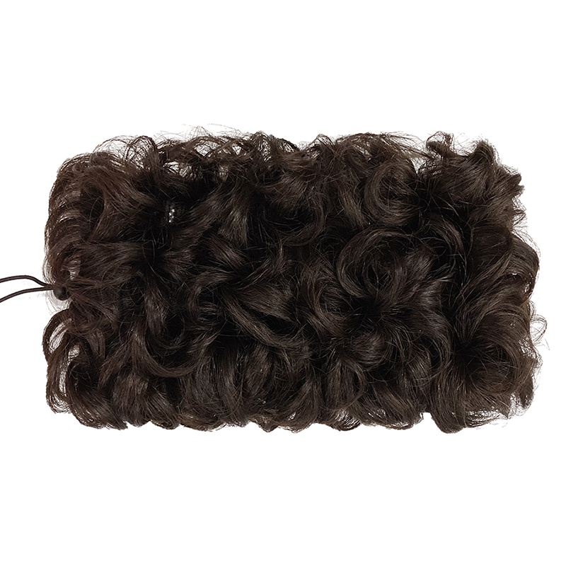 豪奕假发盘发拉花假发发包复古女生盘发新娘造型旗袍盘发民国发髻