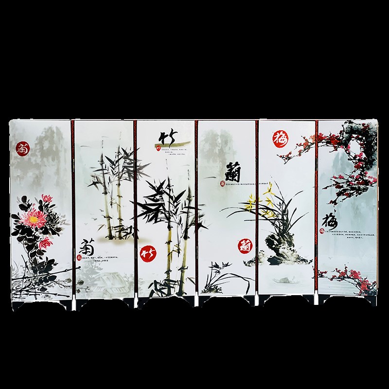 传统仿古漆器屏风办公桌面隔断装饰摆件商务文化礼品古风领导礼品