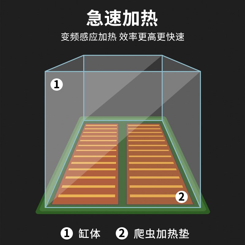 宠物恒温爬宠加热垫乌龟蜥蜴鱼缸角蛙保温饲养箱加温控温守宫爬虫