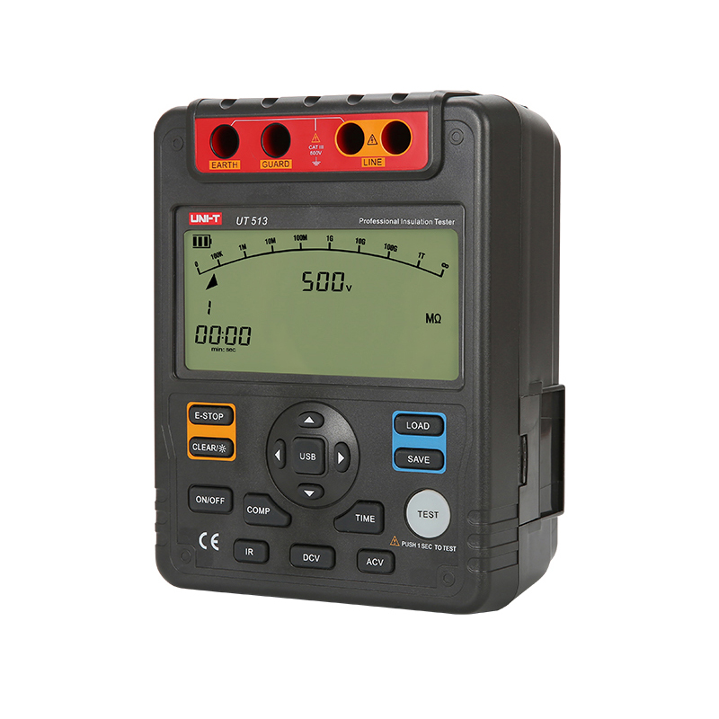 包邮特惠优利德UT511/512/513绝缘电阻测试仪数字兆欧表 绝缘摇表