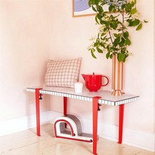 免打孔桌腿支架茶几腿Diy铁艺桌脚可移动支撑架金属可拆卸桌脚