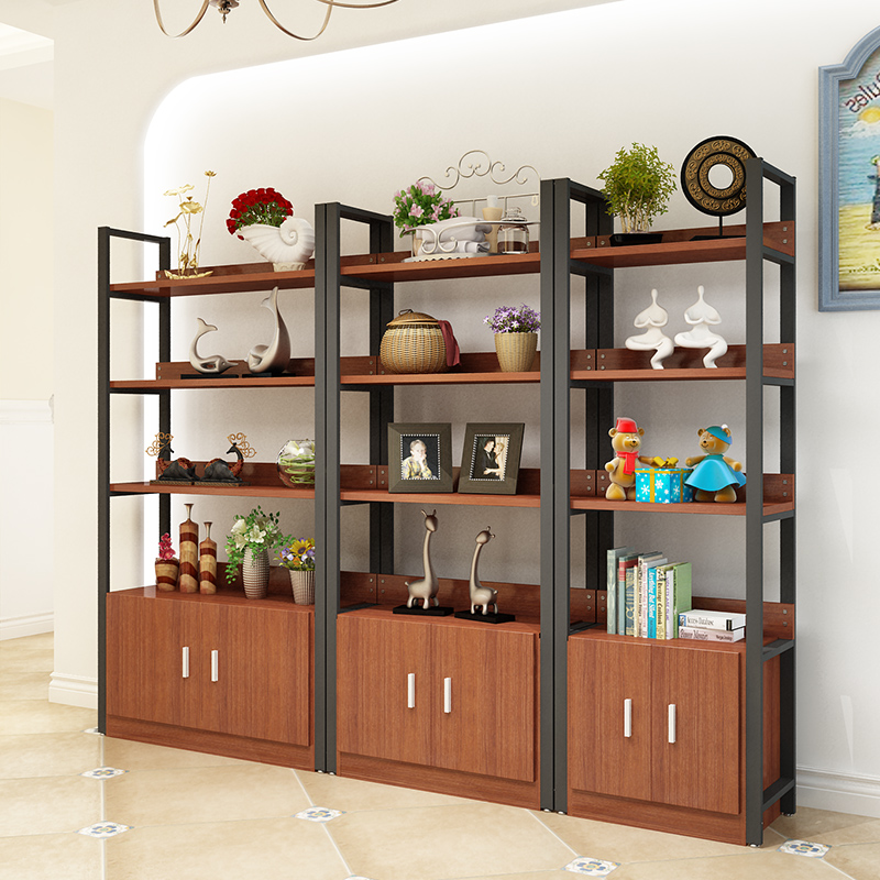 超市货柜展示架书架置物架陈列柜商用精品文件柜饰品化妆品架货架