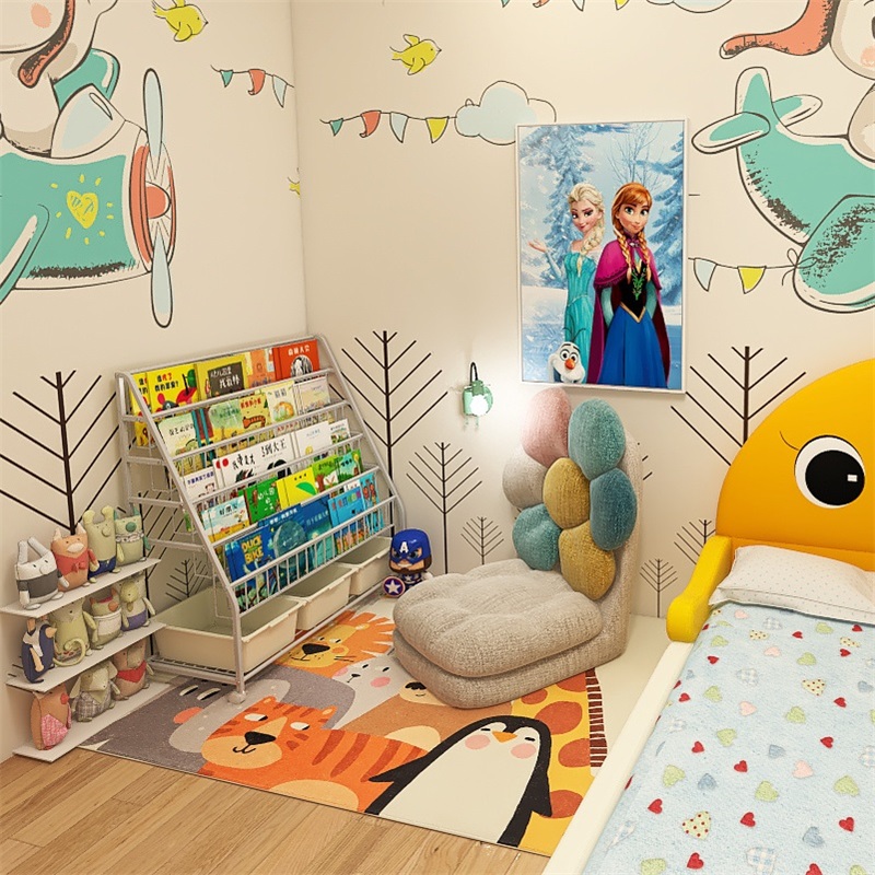 儿童小沙发 读书角布置阅读角椅子 宝宝可爱飘窗椅公主懒人座椅