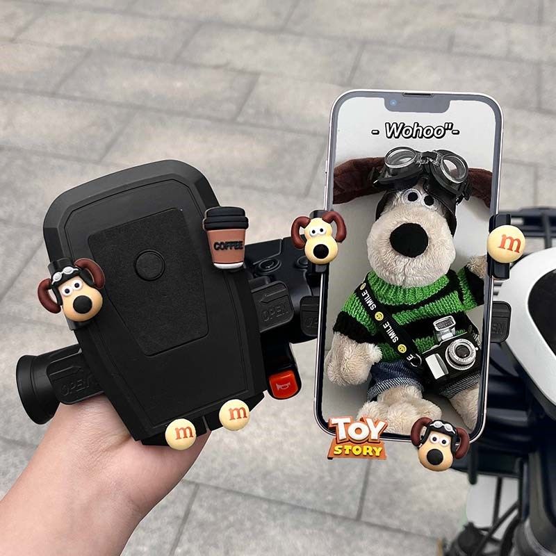 电动车手机支架摩托车导航外卖骑手专用可爱卡通防震防水手机支架,电动车/配件/交通工具,电动车手机导航支架,淘宝优惠券,粉丝福利购,淘宝优惠卷