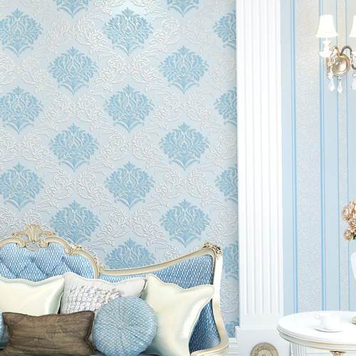 3D立条纹墙纸欧式奢无华客厅卧室纺布加壁纸客体厅电视背景墙LOPS