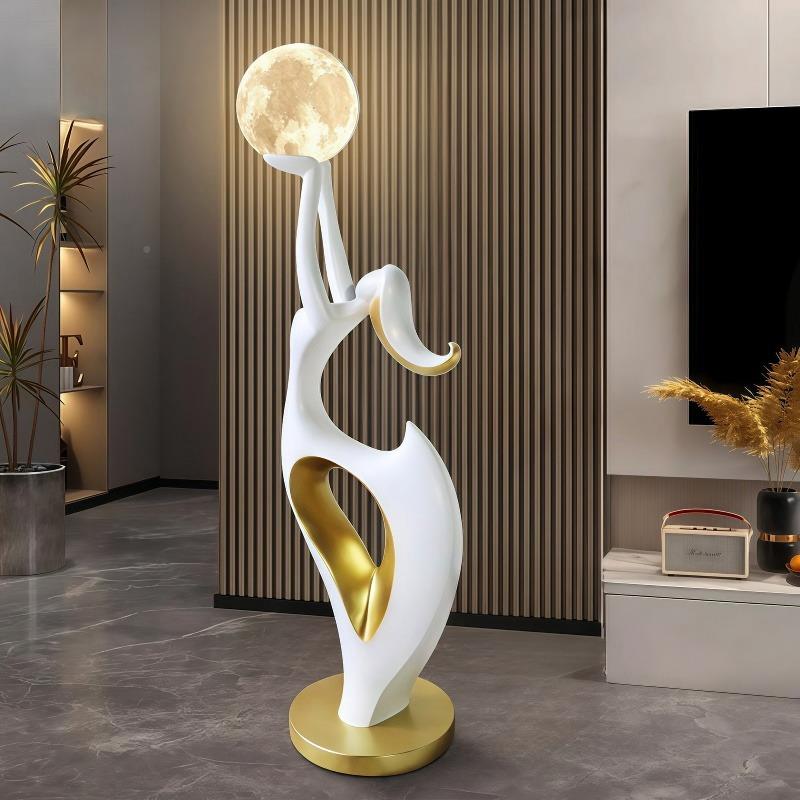 大礼型落居地艺术人物摆BGC件客电视柜沙发旁玄关门店轻奢家乔迁